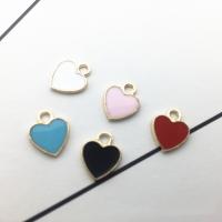 Zinc Alloy Enamel Pendants, gold color plated, DIY 