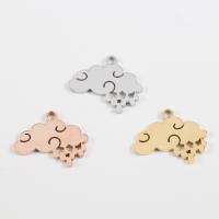 Stainless Steel Pendants, Cloud, DIY Approx 1.9mm 