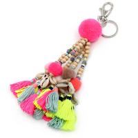 Zinc Alloy Key Chain Jewelry, with Shell, fashion jewelry 16cm 