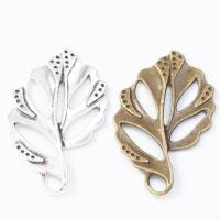 Zinc Alloy Leaf Pendants, fashion jewelry & DIY 