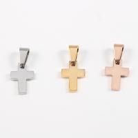 Stainless Steel Cross Pendants, DIY 