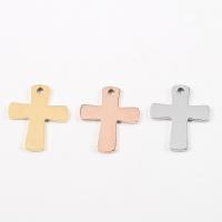 Stainless Steel Cross Pendants, DIY Approx 1.8mm 