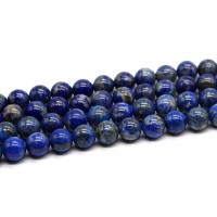 Natürlichen Lapislazuli Perlen, rund, Modeschmuck & DIY & verschiedene Größen vorhanden, blau, verkauft von Strang