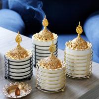 Buy Incense Holder and Burner in Bulk , Porcelain, with Zinc Alloy, plated, for home and office & durable 