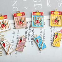 Zinc Alloy Enamel Pendants, with enamel, fashion jewelry & DIY 