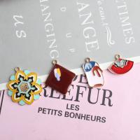 Zinc Alloy Enamel Pendants, with enamel, fashion jewelry & DIY 