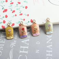 Zinc Alloy Enamel Pendants, with enamel, fashion jewelry & DIY 