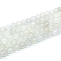 Perles Pierre de lune, Moonstone, Rond, poli, DIY & normes différentes pour le choix, blanc, Vendu par brin