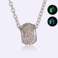 Luminated Necklace, Zinc Alloy, random style & fashion jewelry, mixed colors, 45CM 