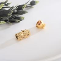 Brass Jewelry Beads, plated, fashion jewelry & DIY golden 