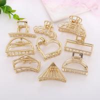 Hair Claw Clips, Zinc Alloy, plated, fashion jewelry & DIY 