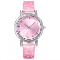 Reloj de Pulsera de mujeres, aleación de zinc, con Cuero de PU & Vidrio, movimiento chino, chapado, Joyería & para mujer, más colores para la opción, 30x9mm,14x220mm, Vendido por UD