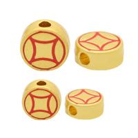 Brass Jewelry Beads, gold color plated, DIY 