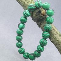 Pulsera de malaquita, Malachita, Esférico, Joyería & diverso tamaño para la opción, verde, 19CM, Vendido por Sarta