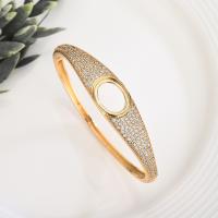 Brass Bangle Setting, plated, fashion jewelry & DIY, golden 