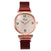 Women Wrist Watch, Zinc Alloy, with Magnet & Glass, Chinese movement, plated, fashion jewelry & for woman 