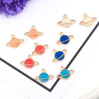 Zinc Alloy Enamel Pendants, plated, fashion jewelry & DIY 