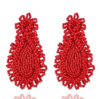 Seedbead Drop Earring, Teardrop, fashion jewelry & for woman 