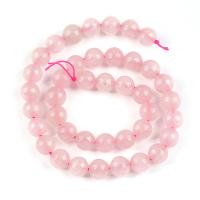 Natural Rose Quartz Beads, Round, polished, DIY pink 