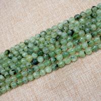 Prehnite Beads, Natural Prehnite, Round, polished, DIY & faceted, green 