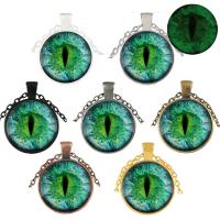 Time Gem Jewelry Necklace, Zinc Alloy, with Glass, fashion jewelry & Unisex & luminated 2.5cm    70cm 