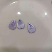 Dyed Shell Pendants, Freshwater Shell, polished, DIY 