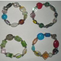 Pulseras de cristal de Murano, chapado, Joyería & mixto, 110x160mm, Vendido por Sarta