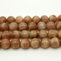 Sunstone Bead, Round, polished, DIY 