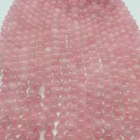 Natural Rose Quartz Beads, Round, polished, DIY pink 