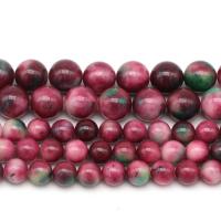 Persian Jade Beads, Round, fashion jewelry & DIY fuchsia 