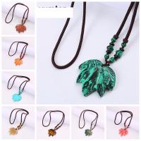 Fashion Sweater Chain Necklace, Natural Stone, plated, random style & fashion jewelry & for woman, mixed colors 