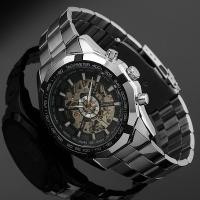 Men Wrist Watch, Zinc Alloy, with Glass & Stainless Steel, Chinese movement, plated, Life water resistant & for man 