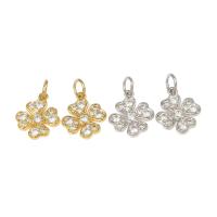 Cubic Zirconia Micro Pave Brass Pendant, Donut, plated, micro pave cubic zirconia nickel, lead & cadmium free Approx 3mm, Approx 