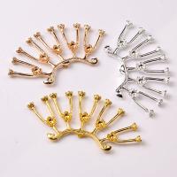 Zinc Alloy Hair Accessories DIY Findings, plated 