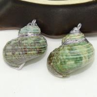 Trompette Shell pendentif en laiton, coquille de trompette, conque, Placage, DIY, plus de couleurs à choisir, 20-35mm, Vendu par PC