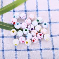 Solid Color Acrylic Beads, Round, DIY & enamel 12mm 