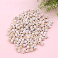 Enamel Acrylic Beads, Round, DIY 