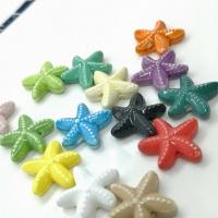 Revestimiento Porcelana bolas, Estrella de Mar, acristalamiento, Bricolaje, más colores para la opción, 17x6mm, Vendido por UD