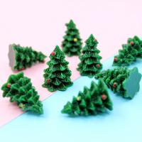 Mobile Phone DIY Decoration, Resin, Christmas Tree, epoxy gel, green 