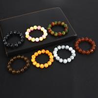 Agate Bracelets, plated, fashion jewelry & elastic 