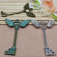 Zinc Alloy Key Pendants, plated, fashion jewelry & DIY 