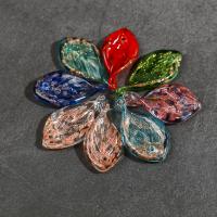 Plants Lampwork Pendants, plated, fashion jewelry & DIY 