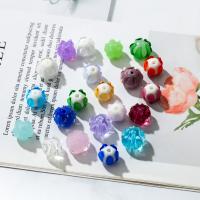 Raffinierte Glasperlen, Lampwork, handgemacht, Modeschmuck & DIY & verschiedene Stile für Wahl, keine, 12x10mm, 100PCs/Tasche, verkauft von Tasche