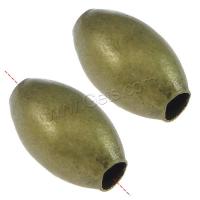 Brass Jewelry Beads, Oval, plated 