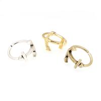 Messing Manschette Fingerring, plattiert, Modeschmuck, keine, 16mmX21mm, verkauft von PC