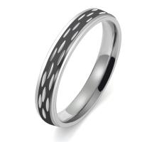 Anillo de dedo de acero Titanium de, Partículas de acero, chapado, Joyería & para hombre, más colores para la opción, 4mm, Vendido por UD