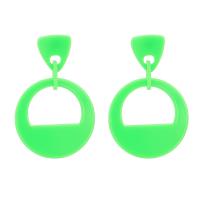 Acrylic Drop Earring, Zinc Alloy, with Acrylic, fashion jewelry & for woman 