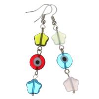 Lampwork Drop Earring, fashion jewelry & for woman, 65mm 