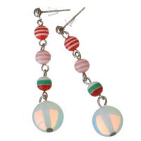 Lampwork Drop Earring, fashion jewelry & for woman, 53mm 