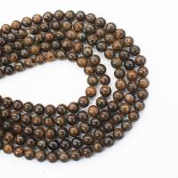 Bronzite Stone Beads, Round, polished, DIY 